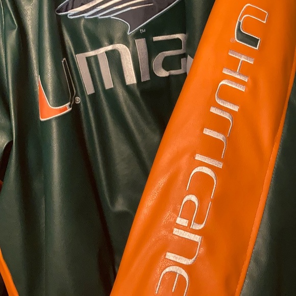 Miami Hurricanes leather jacket - Picture 3 of 3